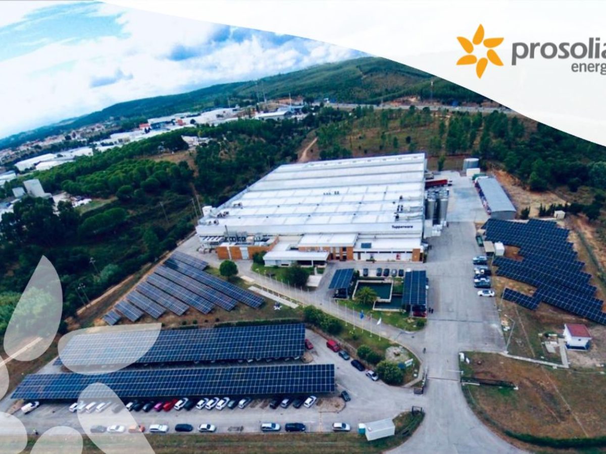 Prosolia Energy ha completado un proyecto renovable de 973kWp en Tupperware Brands, Portugal